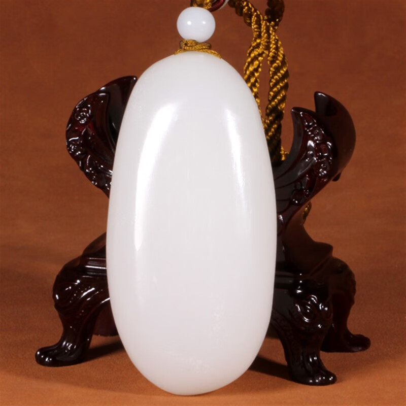 石宫匠新疆和田玉籽料原石手把件羊脂白玉手把玩和田玉手玩把件玉石