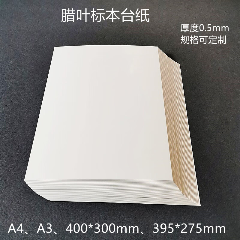 勋狸粑cbub腊叶标本台纸植物标本制作用纸植物标本展示台纸自封袋干胶