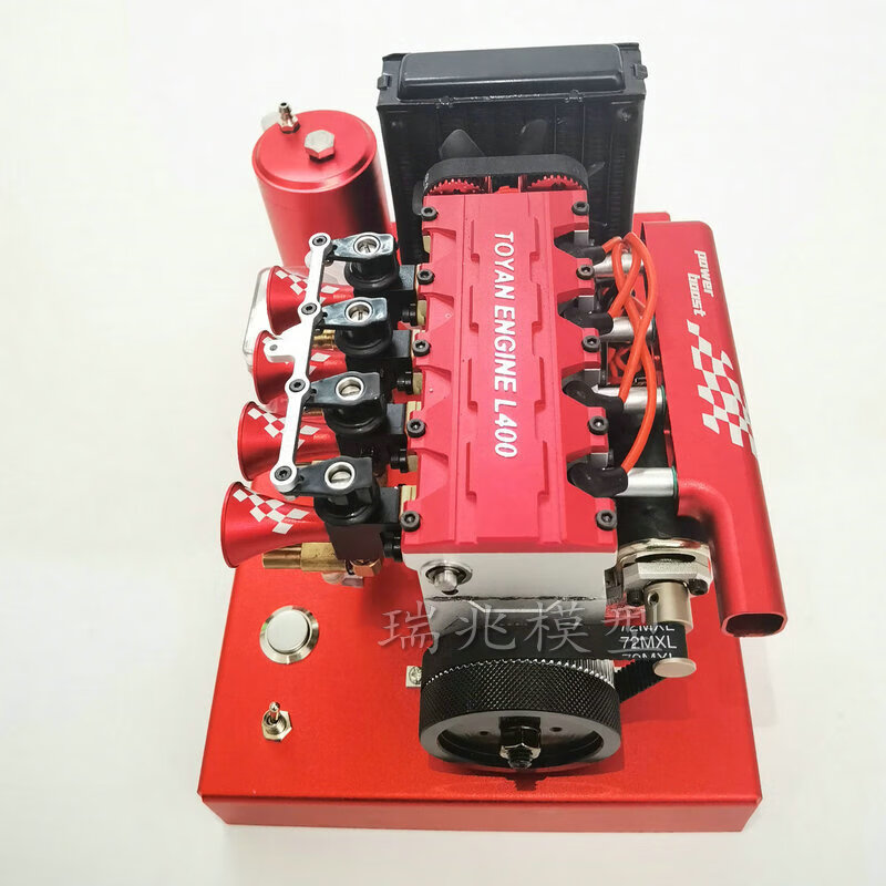 疏傲toyan拓阳直列四缸l400甲醇发动机4缸迷你微型引擎全套散件 全套