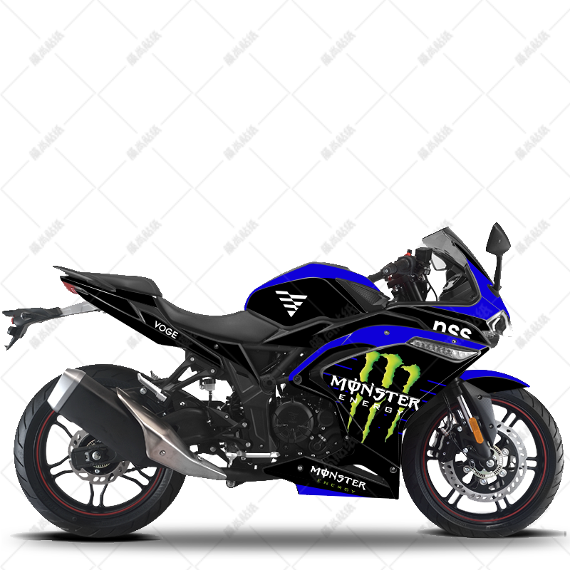 定制隆鑫无极300rr贴纸改装摩托车贴画装饰版画贴花diy防水贴膜 深空