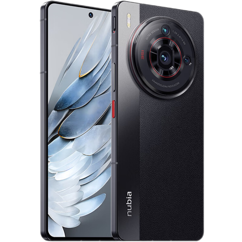 nubia努比亚Z50S Pro 12GB+256GB黑咖 第二代骁龙8领先版 35mm高定大底主摄5100mAh 5G手机游戏拍照 类60P