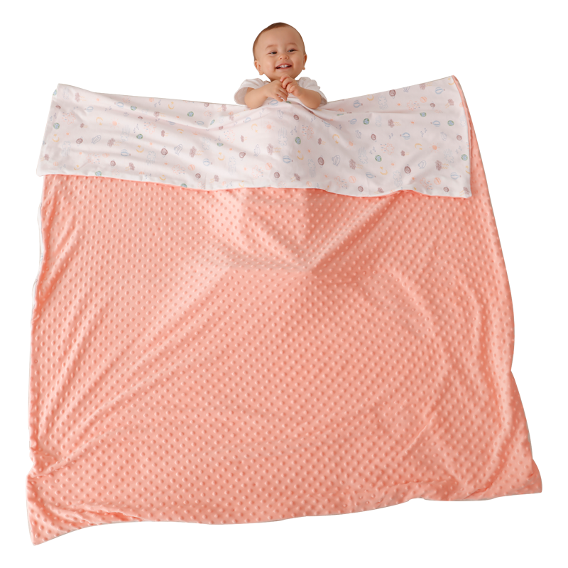 喜親寶嬰兒毯子被子套幼兒園被罩寶寶豆豆被罩毛巾被150*120cm天空之城