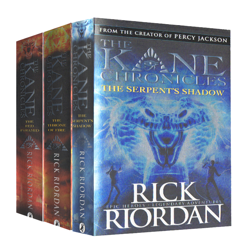 波西杰克逊埃及守护神系列 第三季三部曲 Rick Riordan The Kane Chronicles  3册全 英文原版小说 .