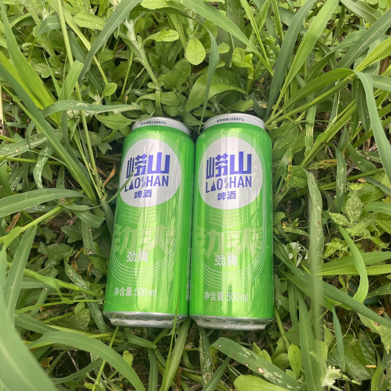 崂山啤酒(laoshan beer)崂山劲爽8度500ml*9罐 啤酒整箱 500ml 9罐 *