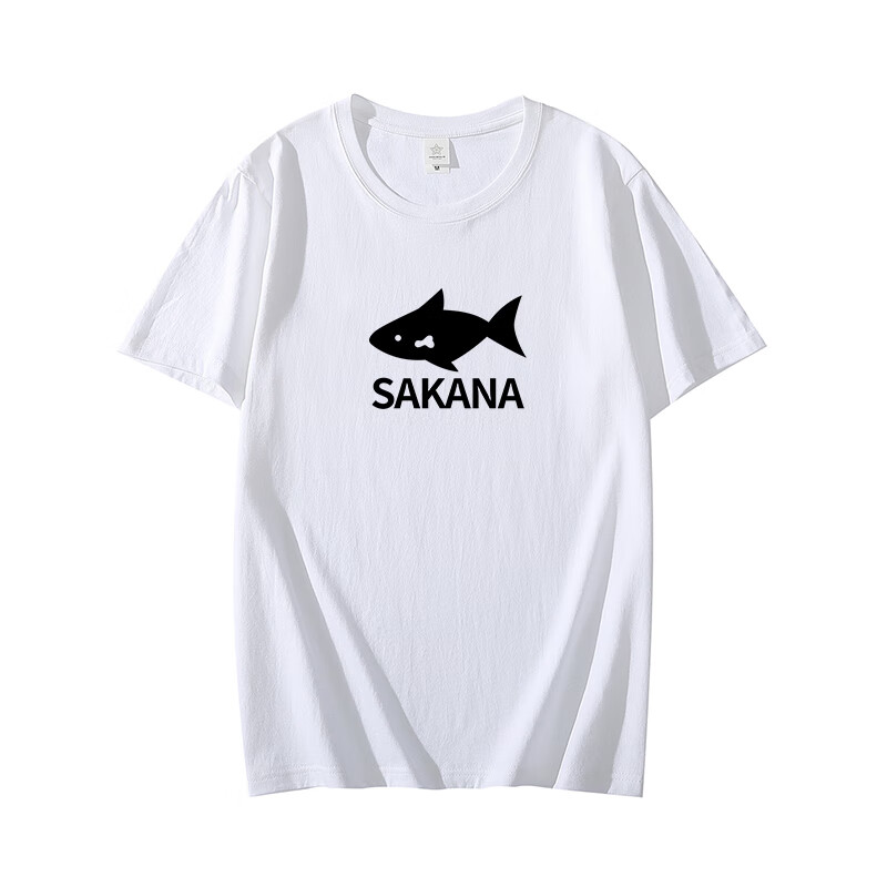 周边t恤吉田优子同款cos动漫衣服纯棉短袖男女夏痛衣 白色 s 90斤以下