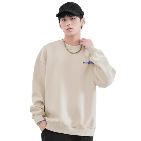 百亿补贴：回力卫衣男圆领长袖t恤印花休闲打底衫男秋冬季百搭外套男装 53.9元