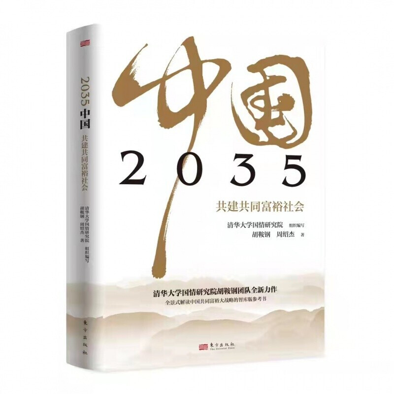 2035中国 共建共同富裕社会 清华大学国情研究院组织编写 胡鞍钢 周绍杰 著 人民东方出版社 共同富裕 小康社会