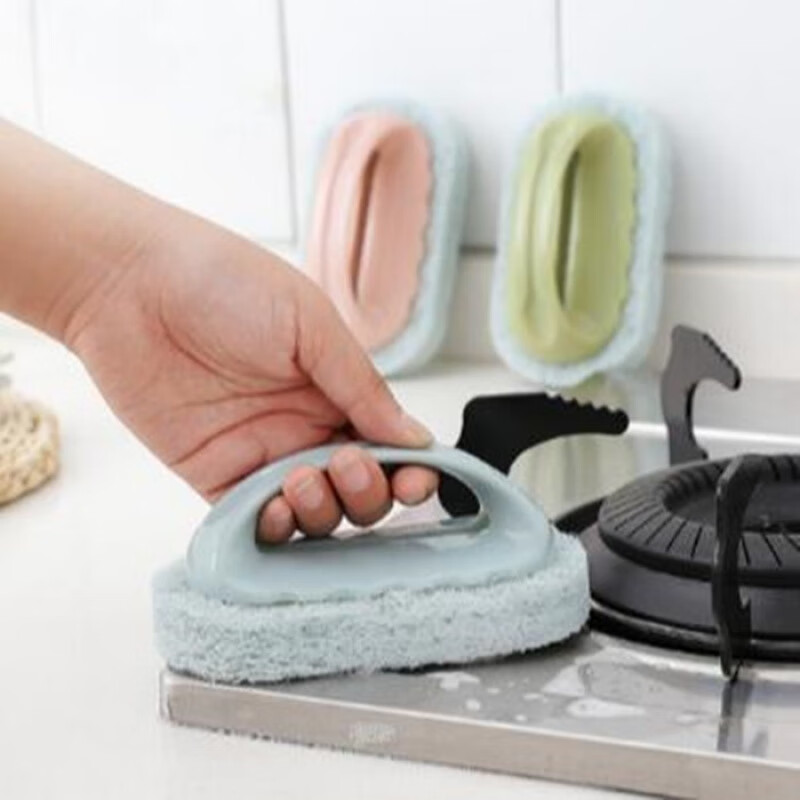 净安美浴室刷洗神器清洗刷瓷砖去污刷子洗脸洗手盆水池清洁刷擦墙 随机3个装