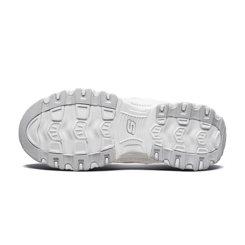 斯凯奇(Skechers)女鞋2024年经典熊猫鞋复古老爹鞋蕾丝厚底小白鞋运动鞋11959