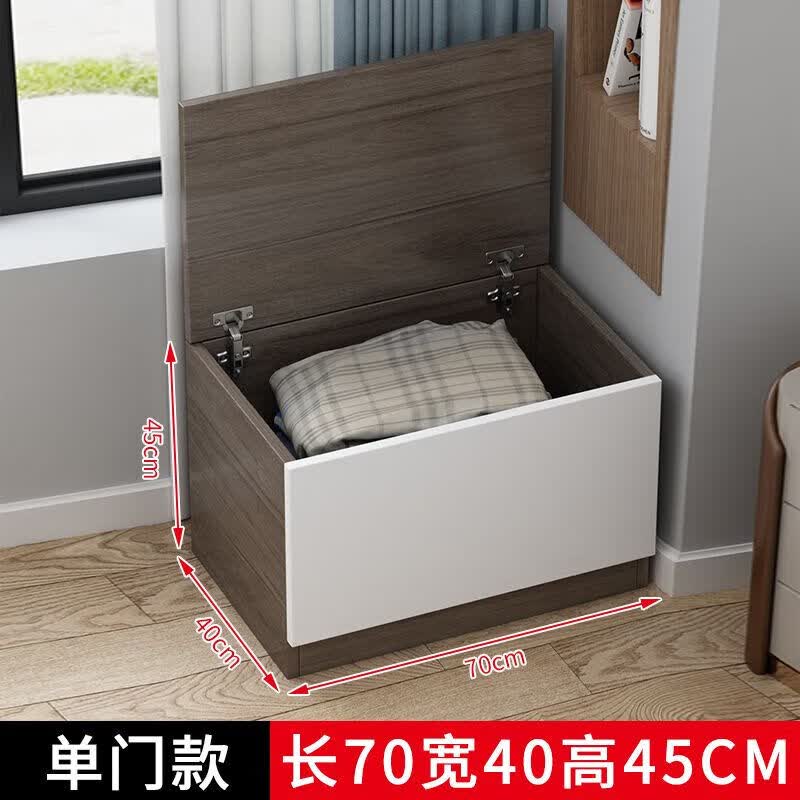 安定家飘窗柜储物柜窗台柜矮柜地柜收纳床尾边柜夹缝长条可坐榻榻米 单门长70宽40高45使用感如何?