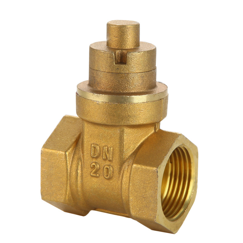 冠舟(guanzhou) 磁性锁闭铜闸阀加密带锁水表前阀门自来水管防盗钥匙