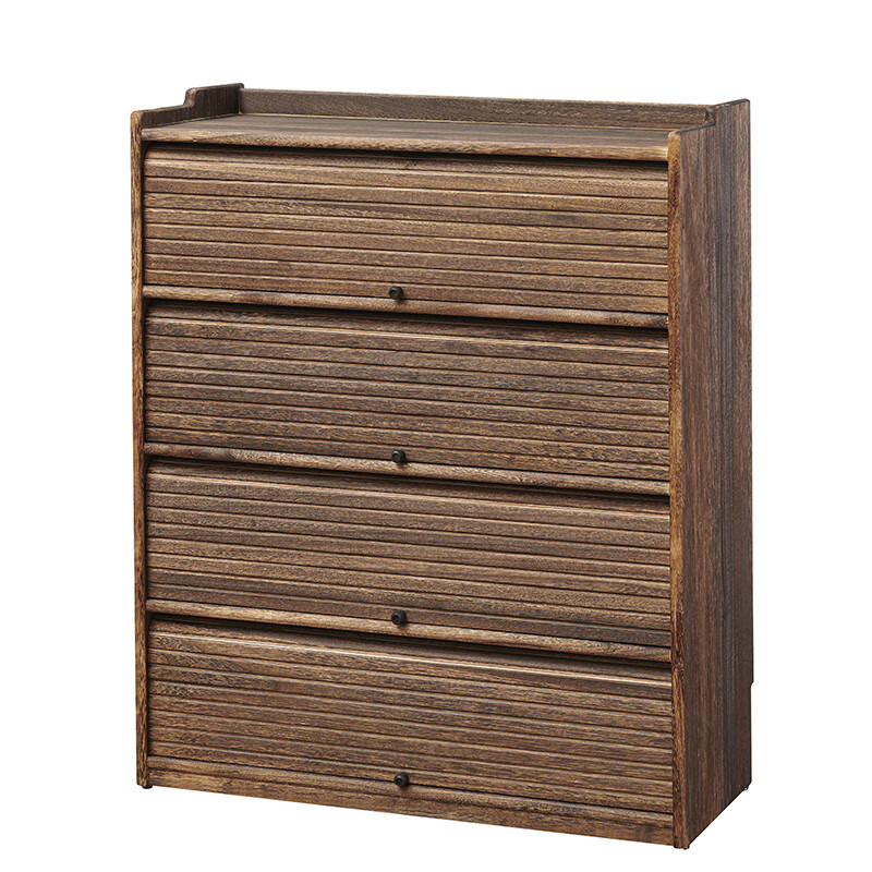 小满熊新中式实木换鞋凳鞋柜鞋柜 家用 实木 鞋架 门口经济型简易