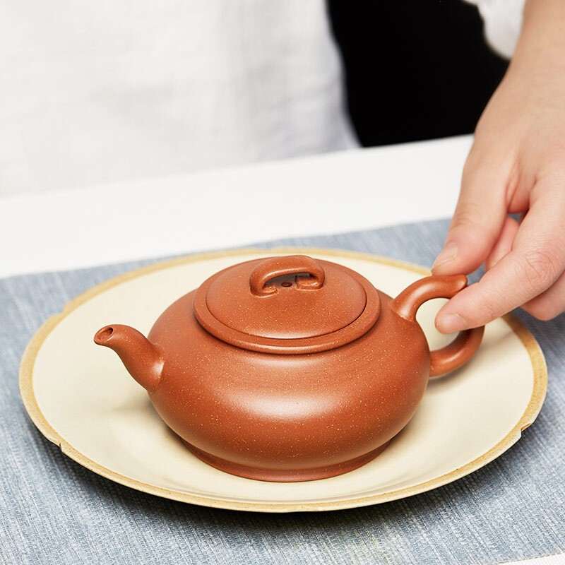 万壶园 茶具茶壶宜兴紫砂壶飞鸿壶纯全原矿清水泥手工泡茶器国工李静