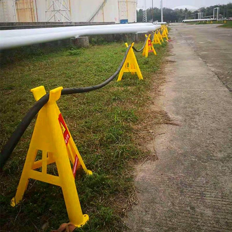 惠利得适用pvc玻璃钢塑料固定电缆支架工地地面电线托架三角架放线架