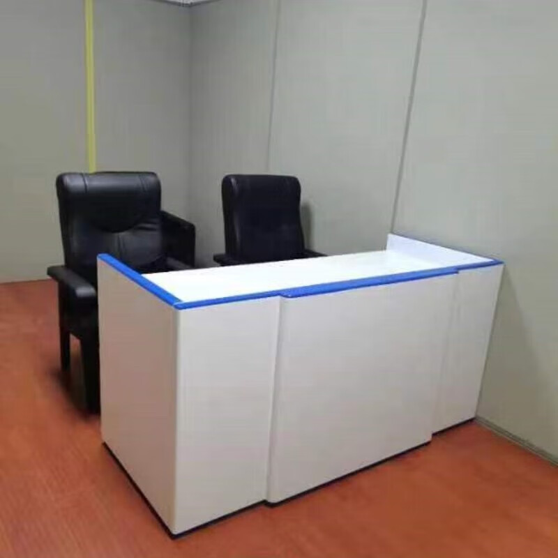 超居优选定制钢琴烤漆桌智能审讯桌钢木烤漆桌多功能办公询问桌 钢琴