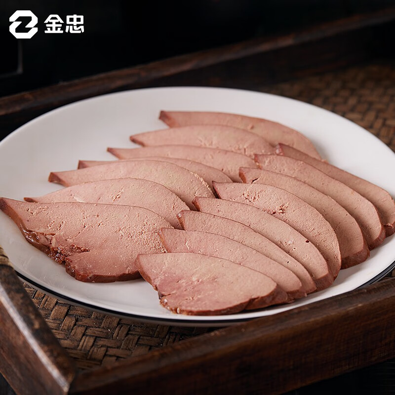 金忠食品（JINZHONG FOOD）香卤猪肝四川特产开袋即食酱卤五香猪肝熟食下酒菜冷藏卤菜零食 酱卤猪肝180g*3袋装