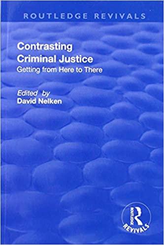 预订contrasts in criminal justice: getting from here to there