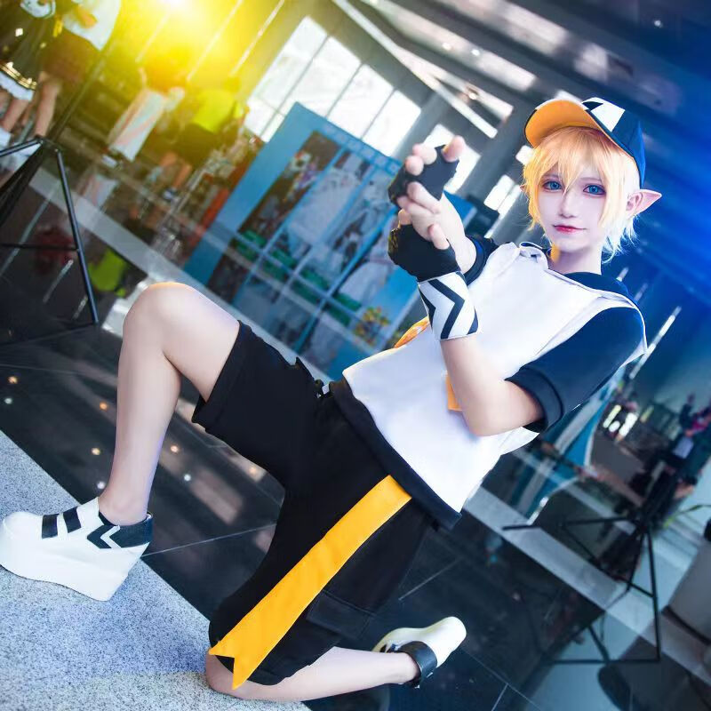 凹凸世界金cos服 黑化金cosplay服装c男女动漫日常服假发儿童扮演 金