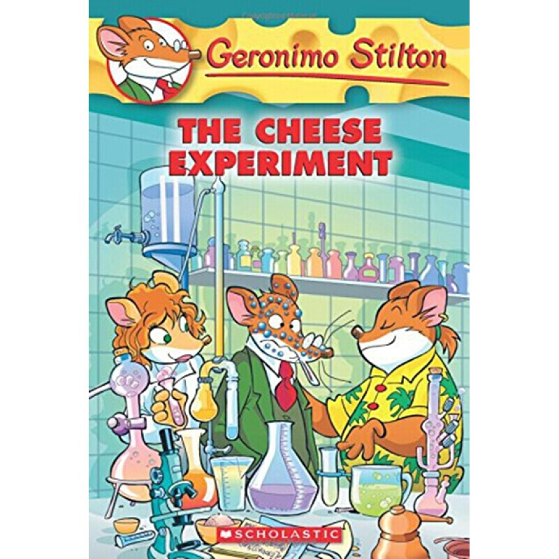 现货 老鼠记者系列geronimo stilton #63: the cheese experiment#63