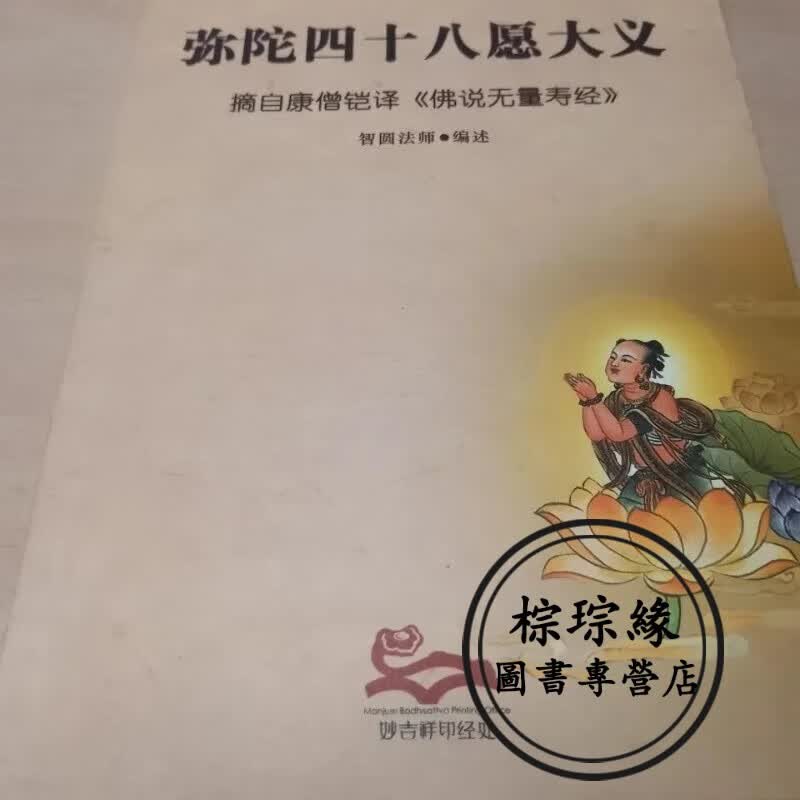 正版 弥陀四十八愿大义 智园法师