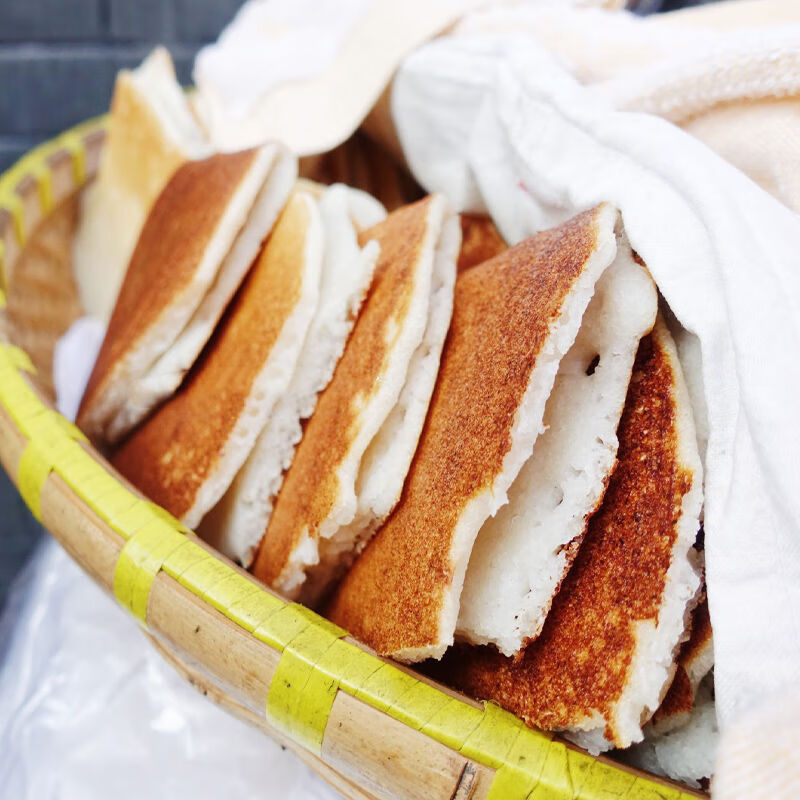 扬州美食高邮特色米饭饼糜饭饼水糕饼年甘饼粮饼子5对10片现做 米饭饼