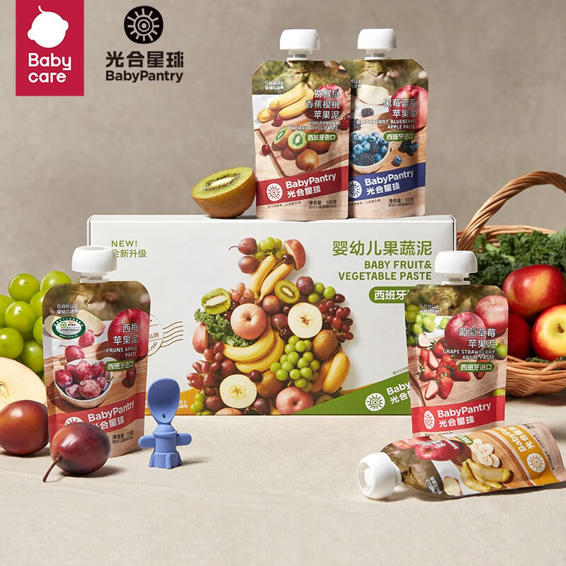 光合星球【会员积分专享】宝宝零食辅食儿童零食 西梅苹果泥使用感如何?