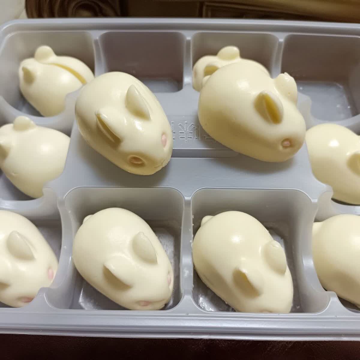 vhjsa慕斯酸奶兔卡通小兔子猫爪西式糕点开袋即食甜品