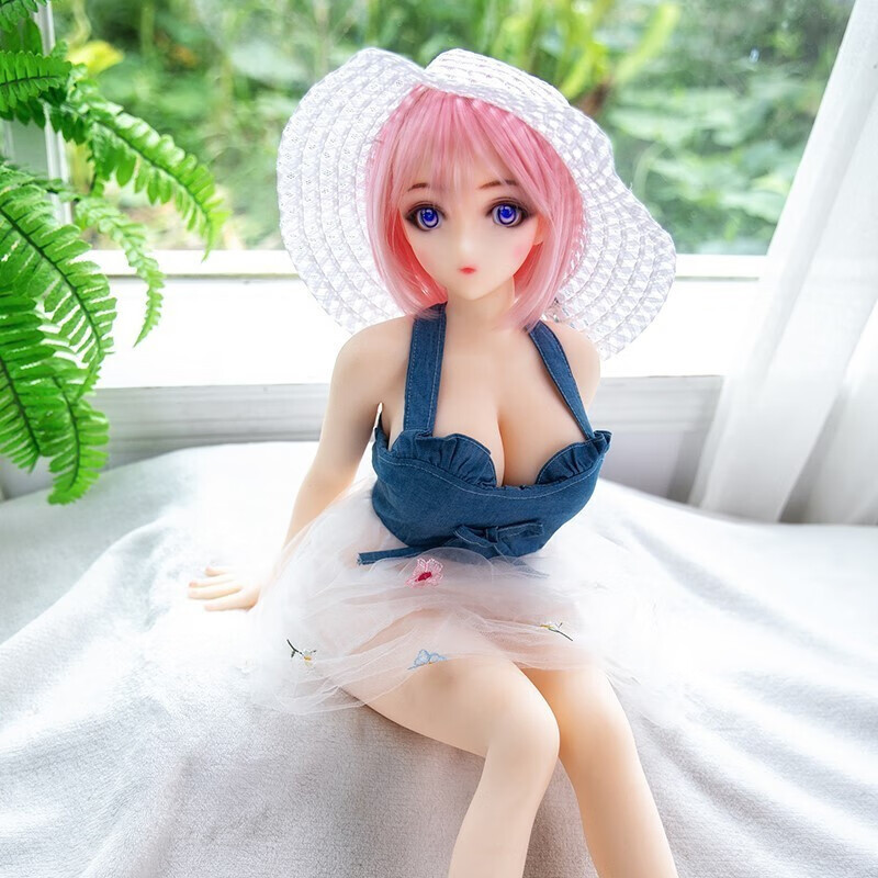 双通道男用机器人迷你娃娃 卡通动漫版40cm 耳机娇喘 加温加热 软胸