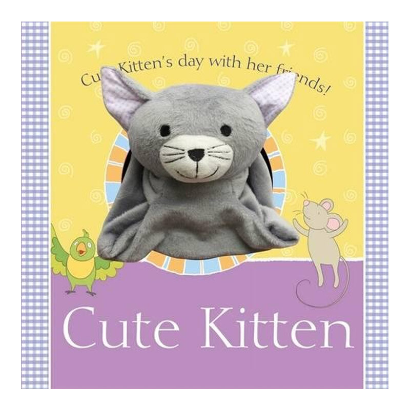【中图原版】小猫手偶书cutekitten英文原版原装进口英语书英国