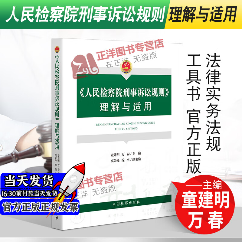 现货速发2024新适用 人民检察院刑事诉讼规则理解与适用 刑事诉讼规则法律实务法规工具书司法案例司法解释 例司法解释