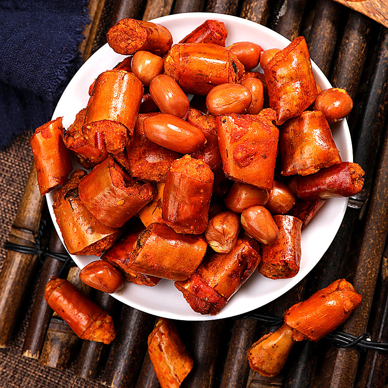 香辣酥花生盒装180g油炸香辣脆辣椒脆零食下酒菜小吃河南开封产