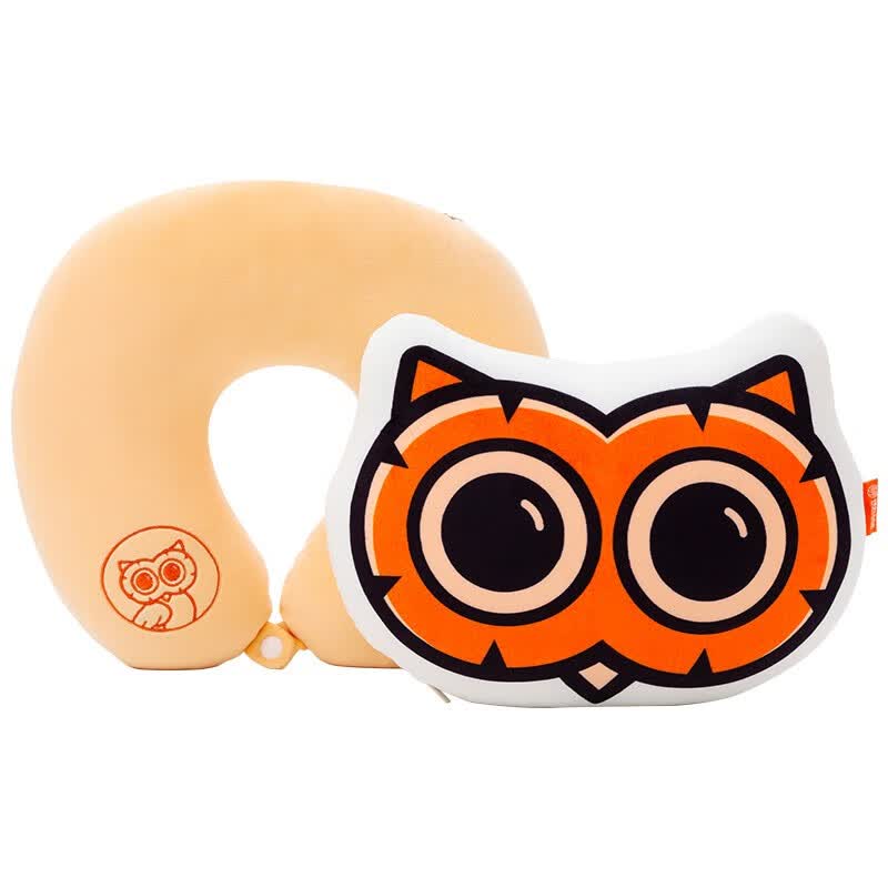 猫头鹰可变形两用U型枕 罗辑思维