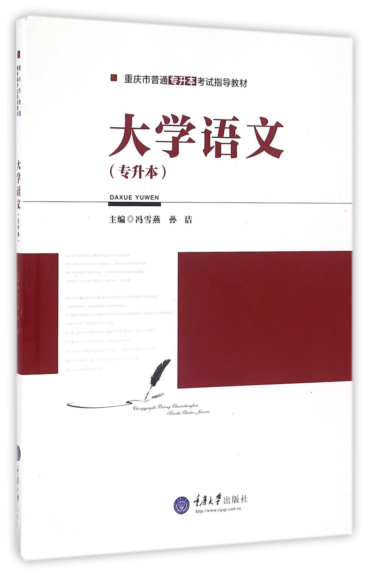 大学语文(专升本重庆市普通专升本指导教材)编者:冯雪燕//孙洁