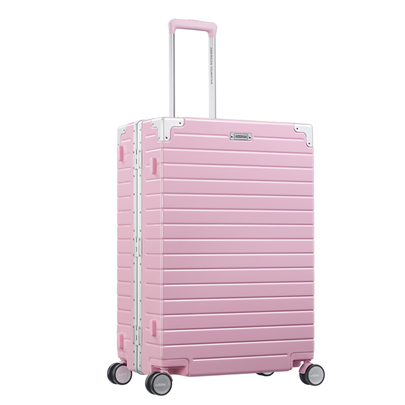 美旅行李箱24英寸，铝框拉杆箱男女款省力万向轮