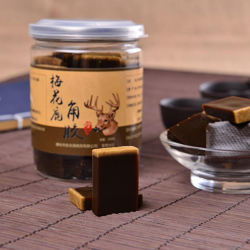 鹿角胶散装长白山吉林高纯度鹿角盘胶膏鹿角帽鹿茸 袋装250g鹿角胶