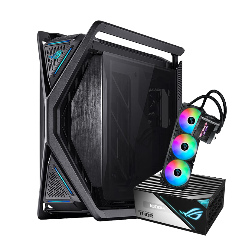 ���ڲ�������˶����ѯ��������ҹ��� ROG������701���� ̨ʽ���Ե羺���� ���Ͻ�X�Ǽ�/ȫ������/˫420ˮ�� ������+����1000+����3 ARGB