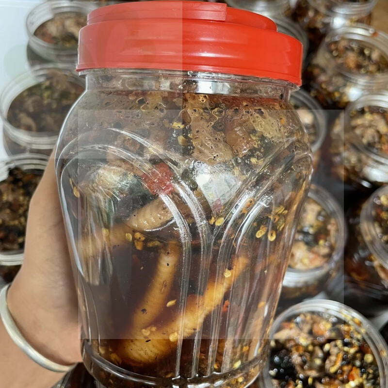 茗仟(mingqian)普洱二中鸡脚糊辣子鸡脚鸡胗 浓浓的糊辣子香味1000g装