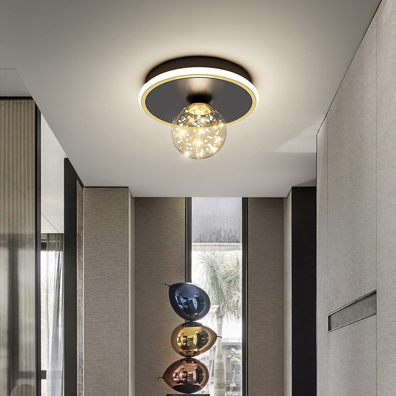灯序过道灯走廊灯明装走道灯玄关灯现代简约创意网红满天星小吸顶灯