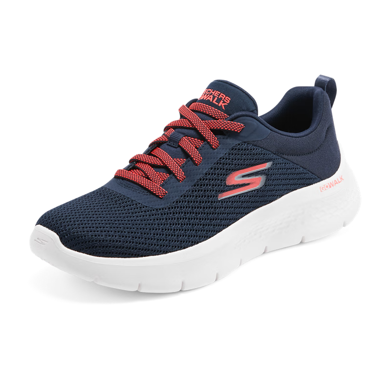 斯凯奇（Skechers）女鞋秋季软底健步鞋网面运动鞋百搭户外休闲鞋跑步鞋124952