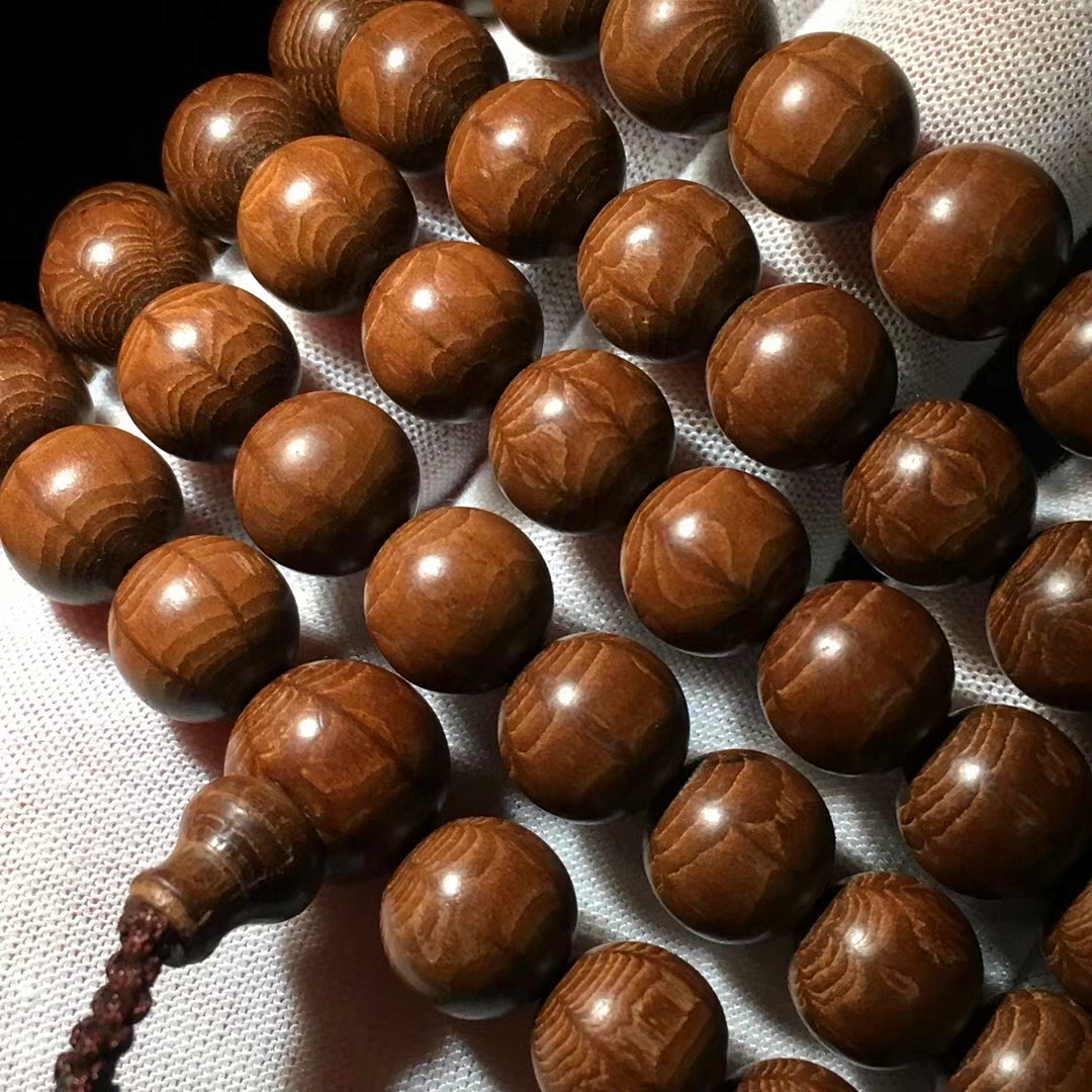 六道木手串 五台山六道木手串108老料原木降龙木九道木男女佛珠手链