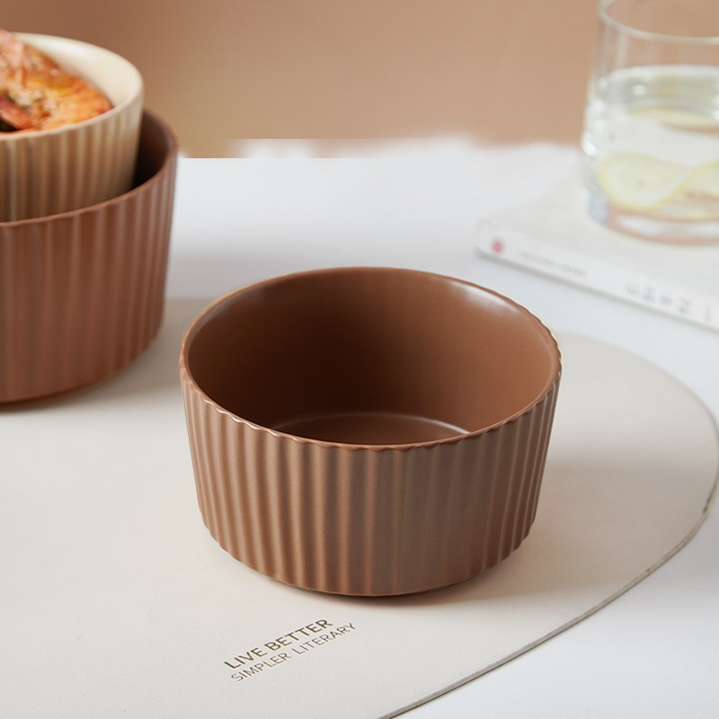 5英寸碗【咖啡色】