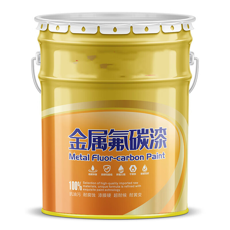 牛鱼氟碳漆金属漆户外栏杆不锈钢镀锌管外墙漆铁艺门油漆 白色 3l