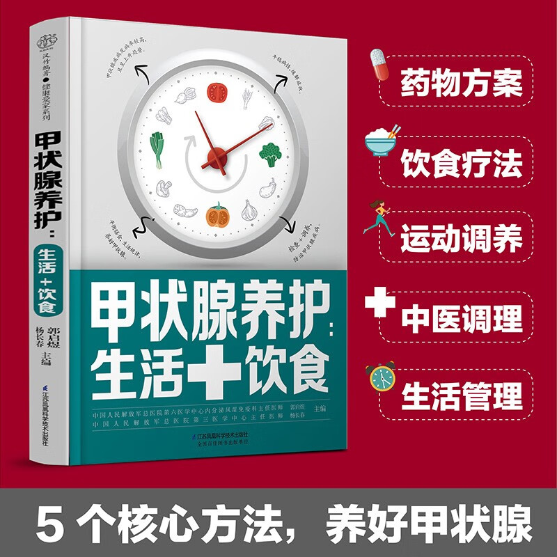 甲状腺养护生活+饮食中医书籍大全食疗百科全书食疗养生书籍药膳