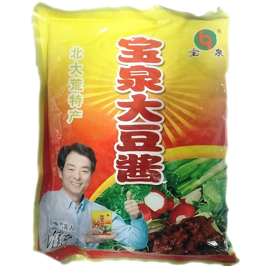 隽颜堂宝泉大豆酱500克东北黄豆大酱豆瓣酱甜面酱拌面酱炸酱面黄酱