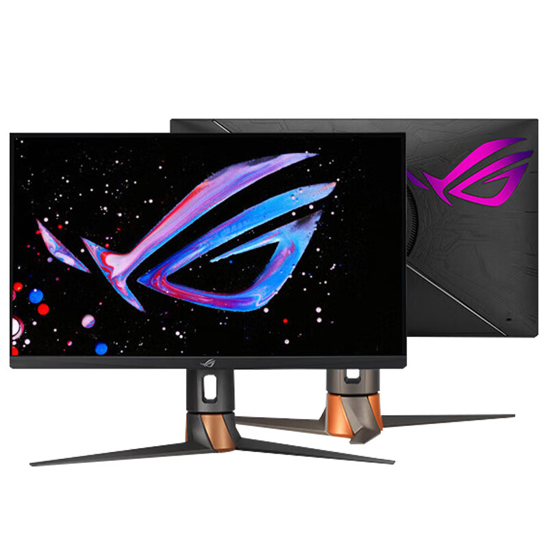 华硕 rog pg27aqn 27英寸ips电竞显示器2k 原生360hz影音游戏电脑显示