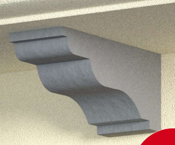 山头林村eps线条外墙装饰 梁托成品泡沫线条外墙造型檐托斗拱牛腿定制