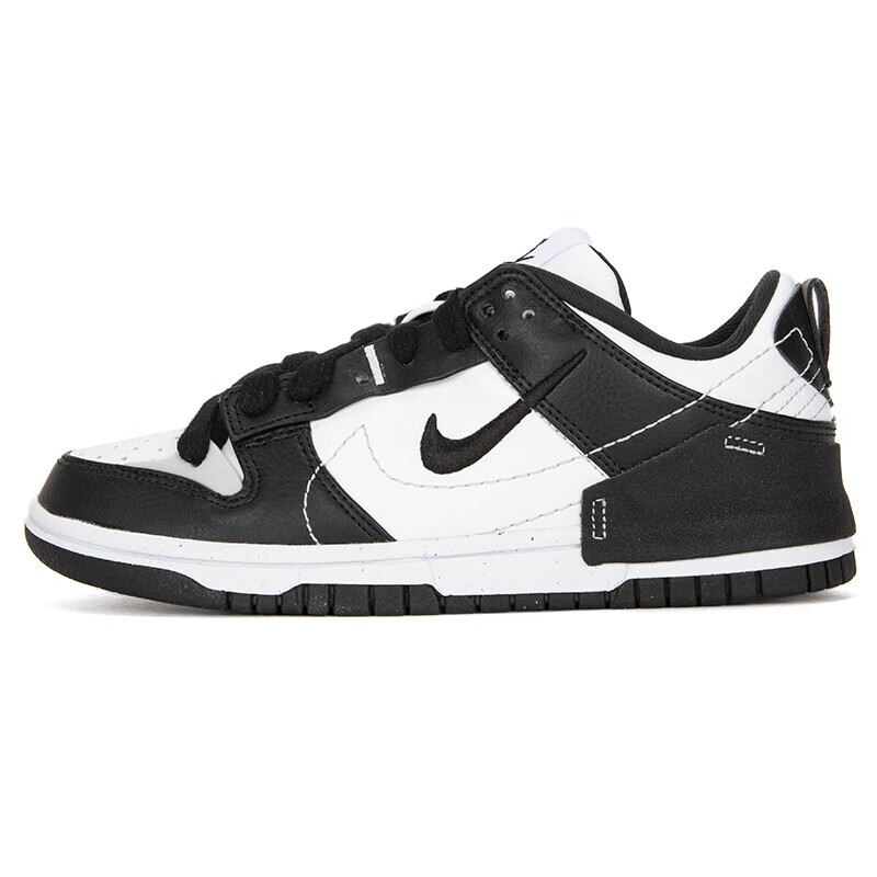 耐克(nike)女鞋  春夏季新款黑白熊猫解构双钩运动鞋耐磨低帮板鞋休闲