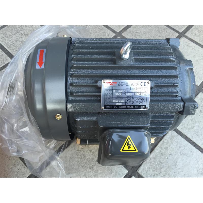 仁聚益shenyu液压电机 10hp 7.5kw 申于马达 3-phase induction motor