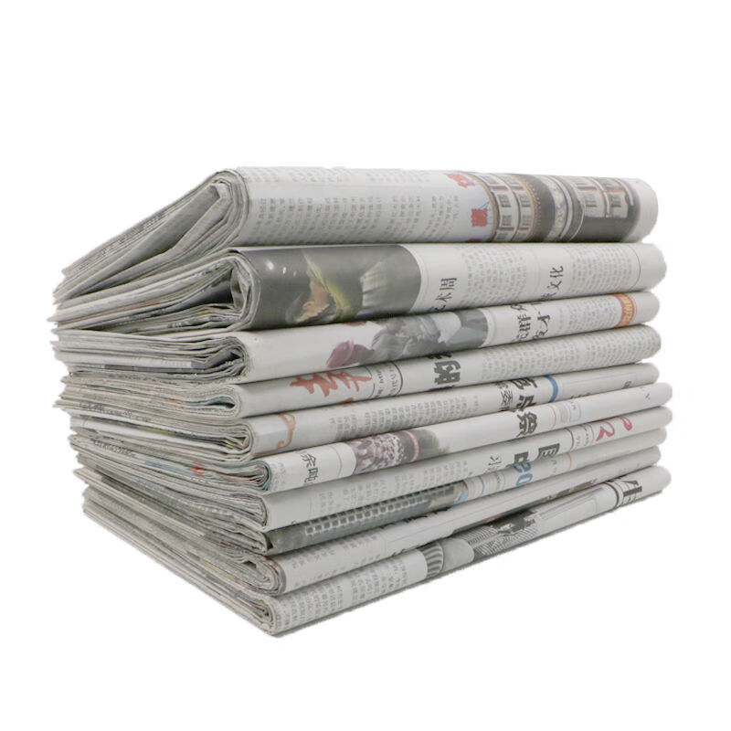 晗畅旧报纸批发废报纸干净全新擦玻璃打包喷漆练字用废旧报纸批发 5斤