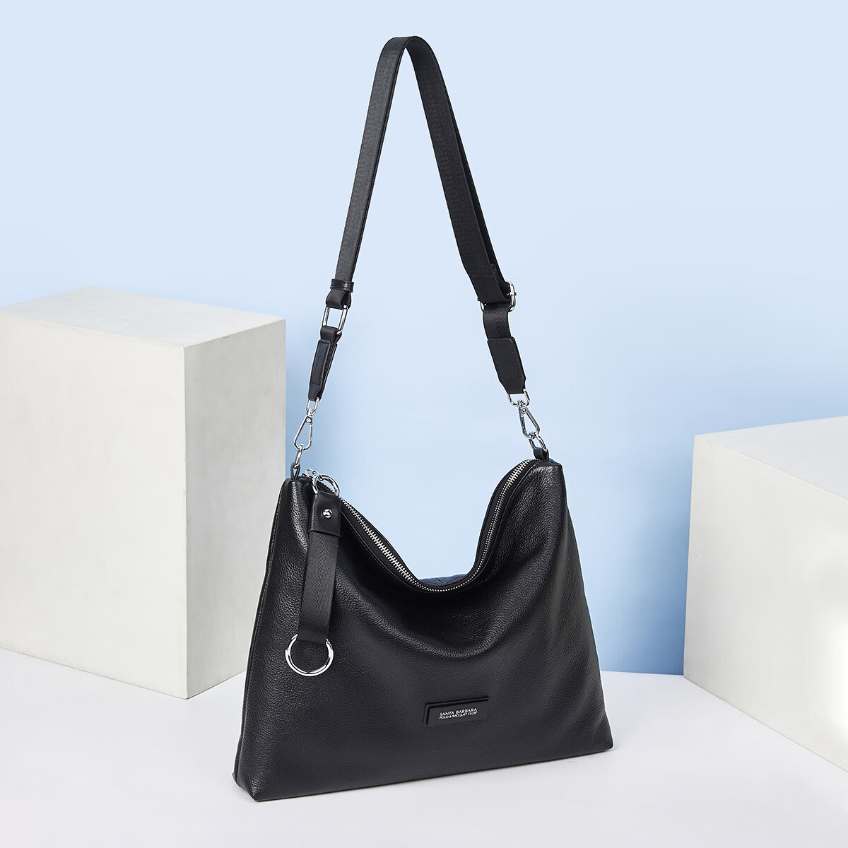 圣大保罗单肩斜挎包女背包托特包大容量ipad电脑包旅行包通勤百搭女包